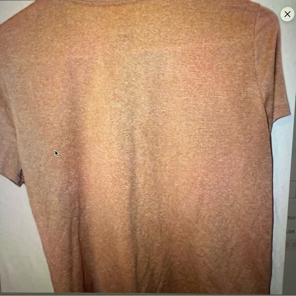 Nike dri fit Women Short Sleeve T shirt russet color size M activewear exercise - Picture 4 of 4